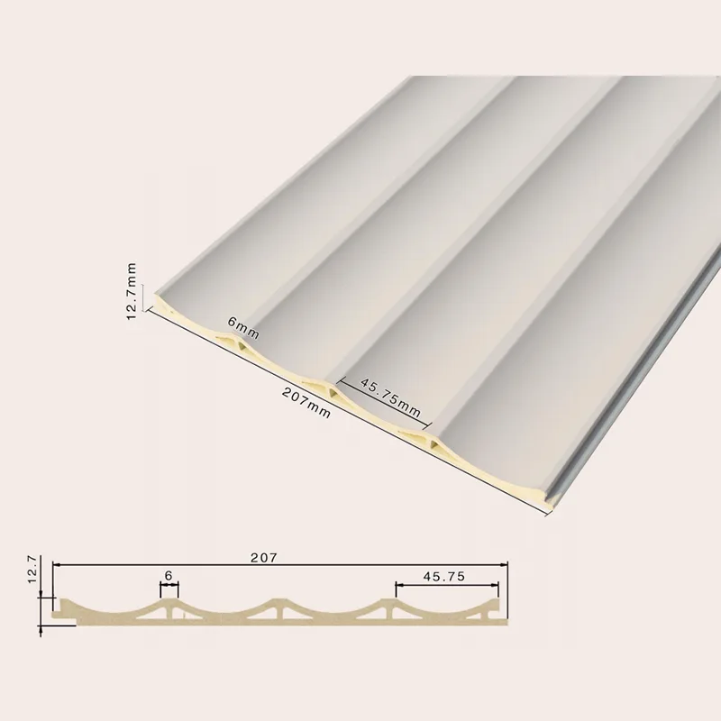 207 ஹாலோ ரிசஸ்டு 4-கிரிட் புளூட்டட் பேனல்